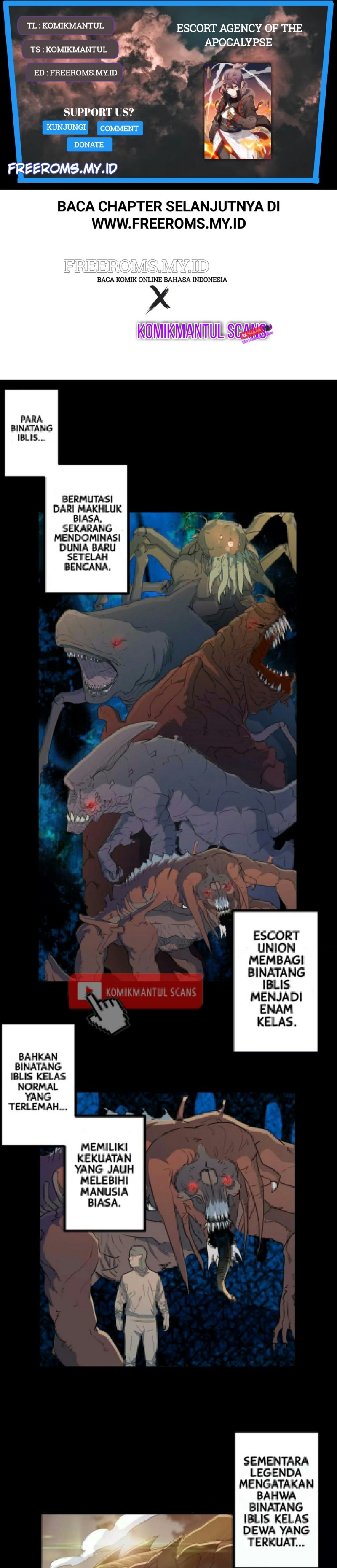 Baca Komik Escort Agency of The Apocalypse Chapter 6 Gambar 1