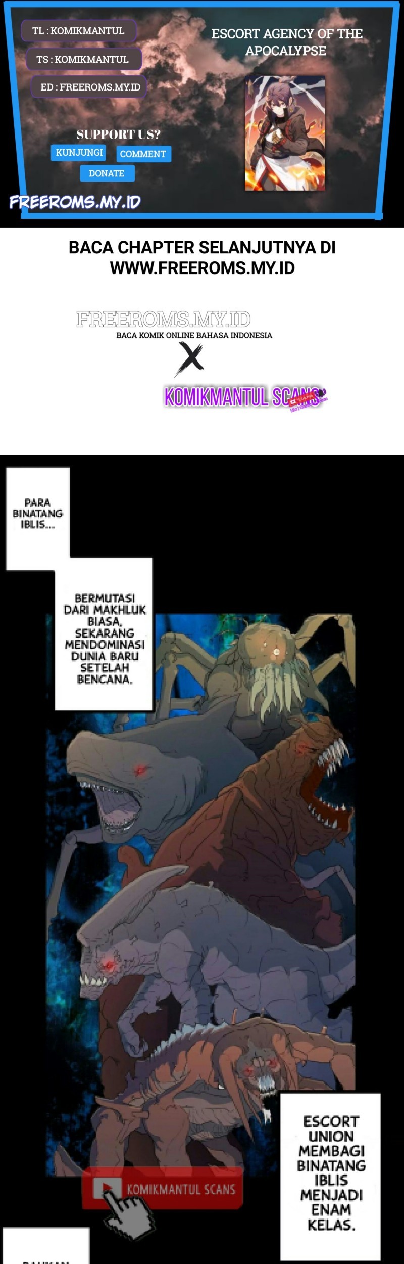 Baca Komik Escort Agency of The Apocalypse Chapter 06 Gambar 1