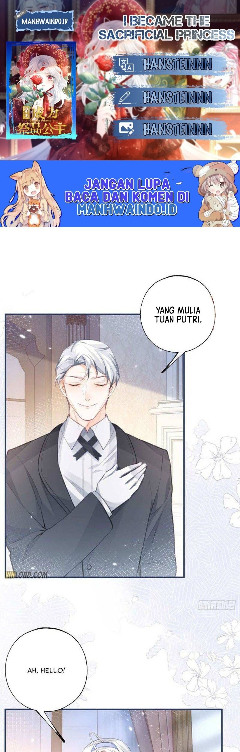 Baca Komik I Became the Sacrificial Princess Chapter 20 Gambar 1