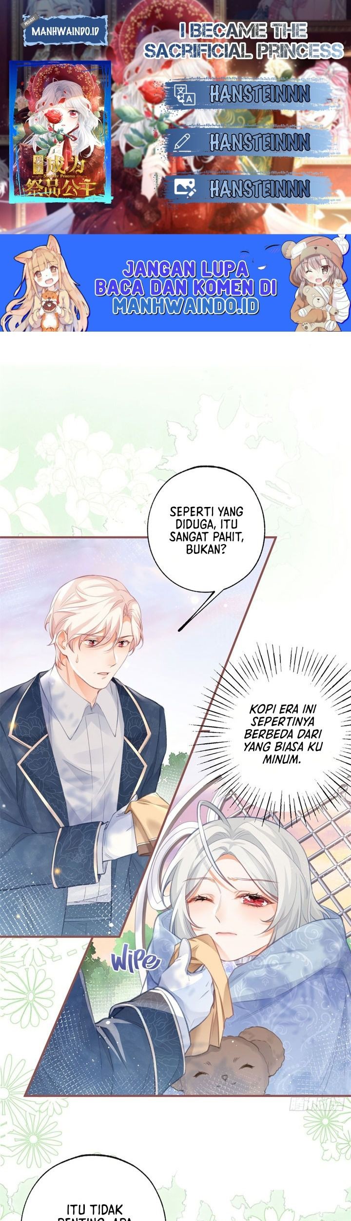 Baca Komik I Became the Sacrificial Princess Chapter 19 Gambar 1