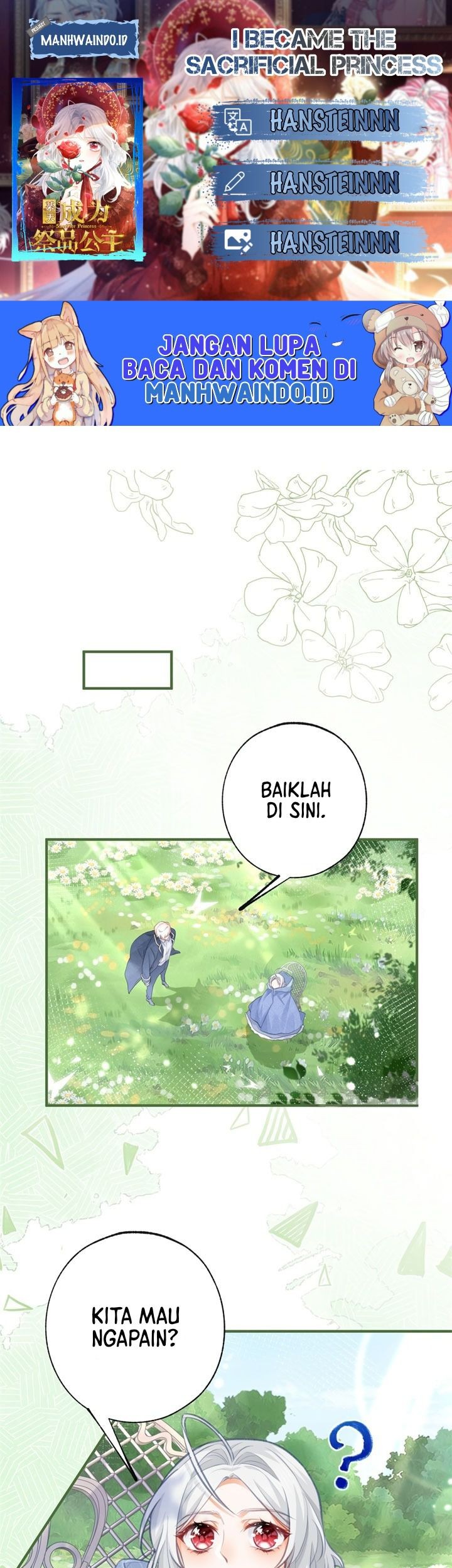 Baca Komik I Became the Sacrificial Princess Chapter 18 Gambar 1