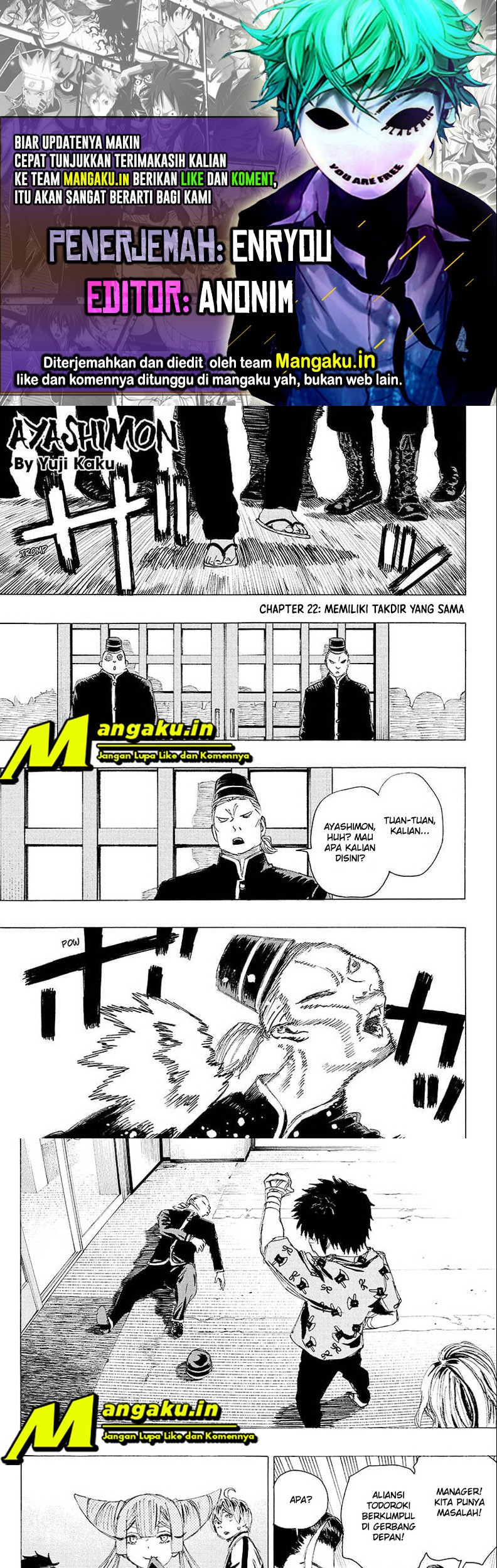 Baca Komik Ayashimon Chapter 22 Gambar 1