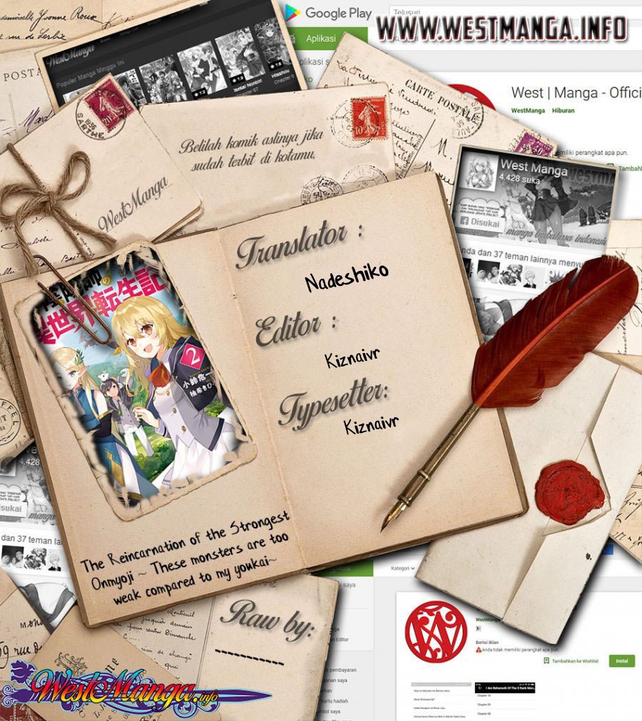 Baca Komik Saikyou Onmyouji no Isekai Tenseiki ~Geboku no Youkaidomo ni Kurabete Monster ga Yowaisugirundaga~ Chapter 06 Gambar 1