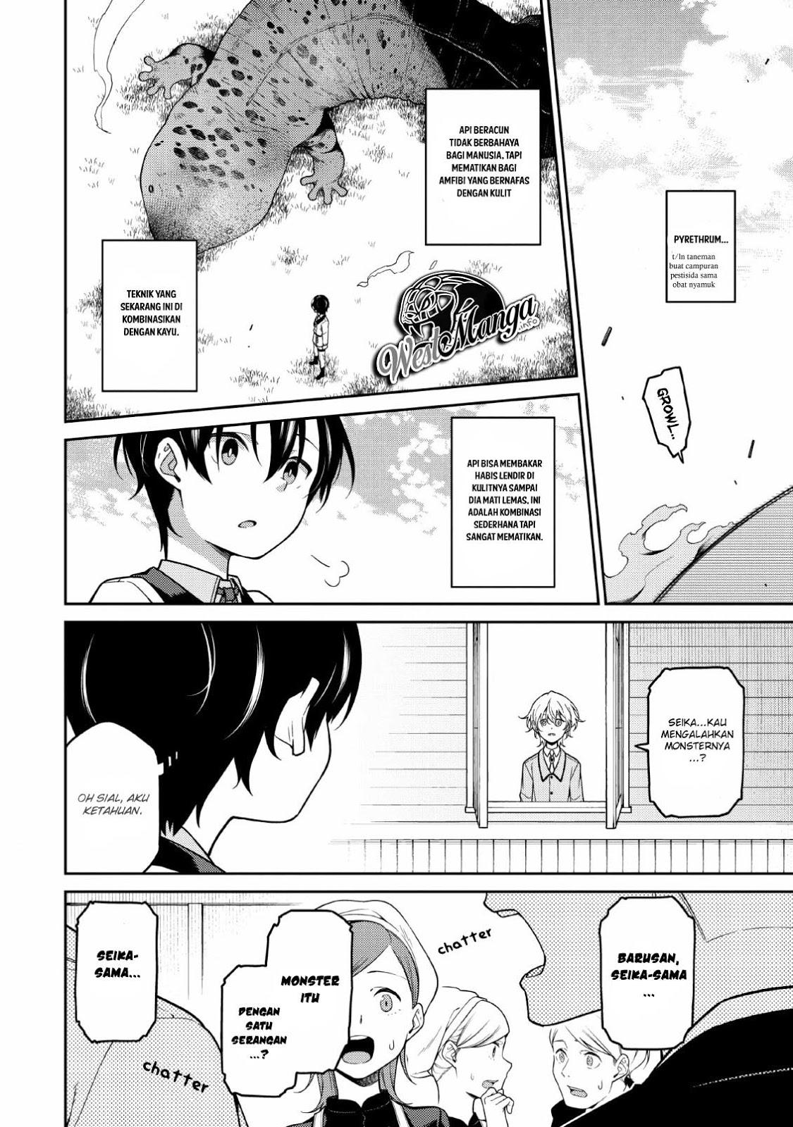 Saikyou Onmyouji no Isekai Tenseiki ~Geboku no Youkaidomo ni Kurabete Monster ga Yowaisugirundaga~ Chapter 01.2 Gambar 18