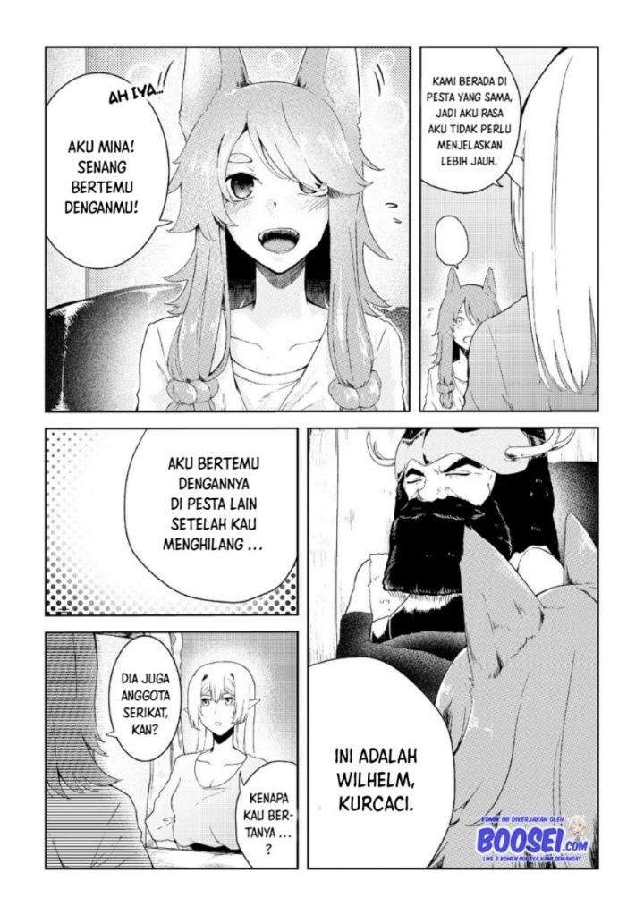 Mujintou De Elf to Kyoudou Seikatsu Chapter 08 Gambar 9