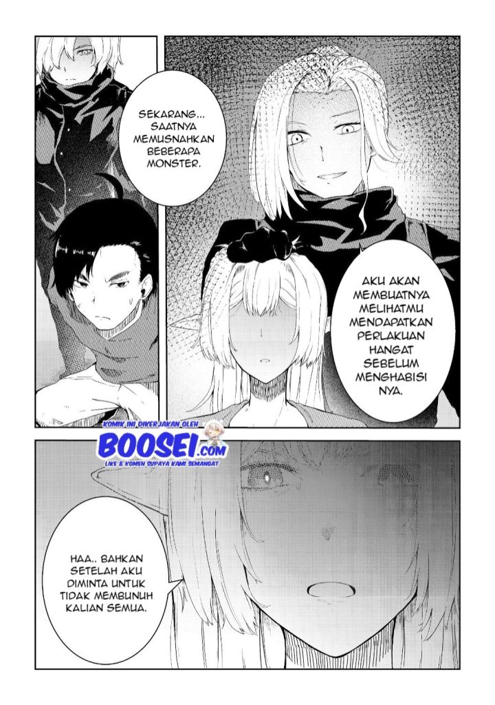 Mujintou De Elf to Kyoudou Seikatsu Chapter 06 Gambar 18