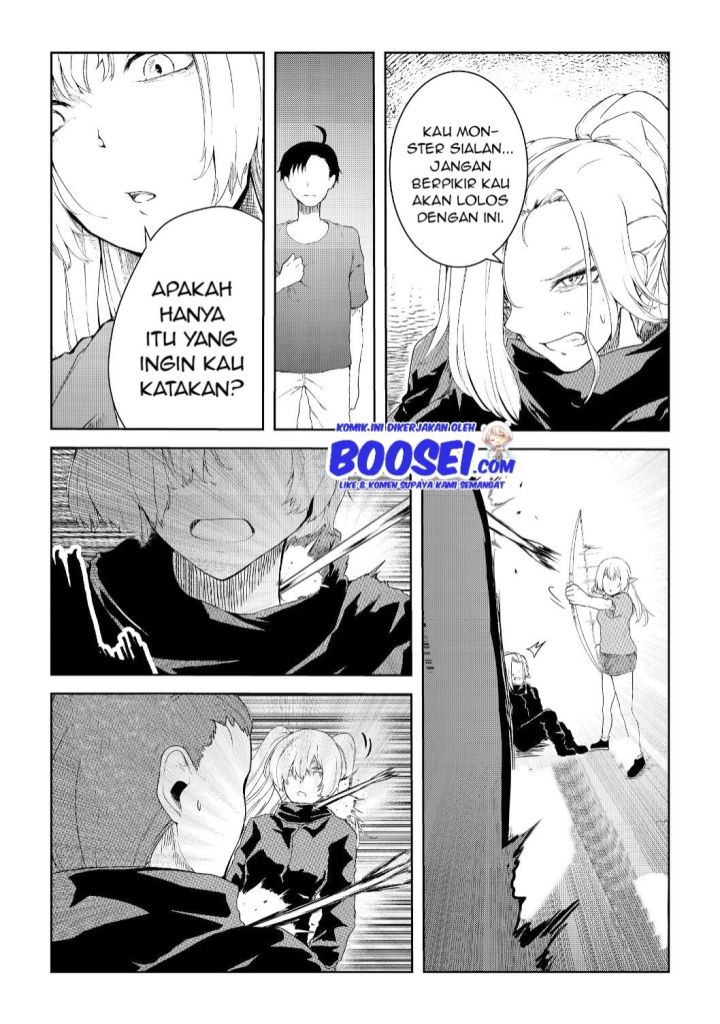 Mujintou De Elf to Kyoudou Seikatsu Chapter 06 Gambar 22