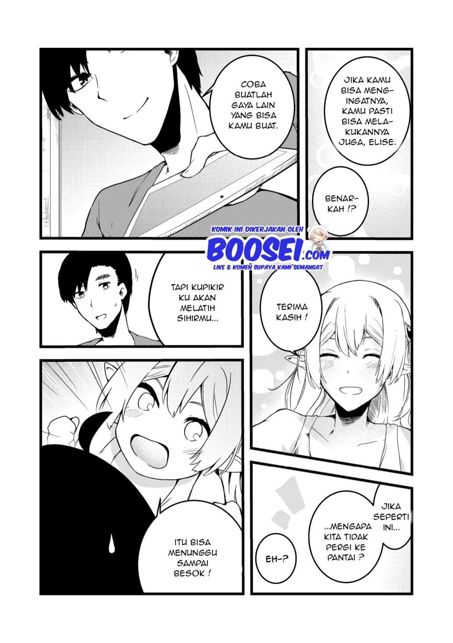 Mujintou De Elf to Kyoudou Seikatsu Chapter 05 Gambar 16
