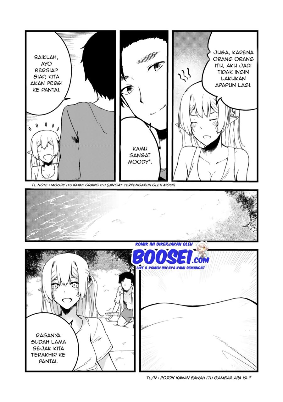 Mujintou De Elf to Kyoudou Seikatsu Chapter 05 Gambar 17