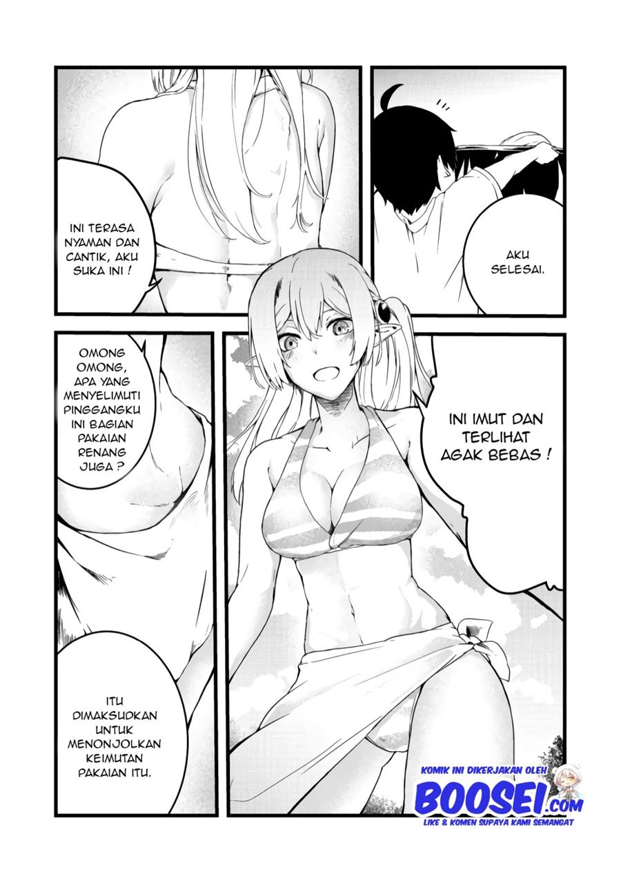 Mujintou De Elf to Kyoudou Seikatsu Chapter 05 Gambar 20