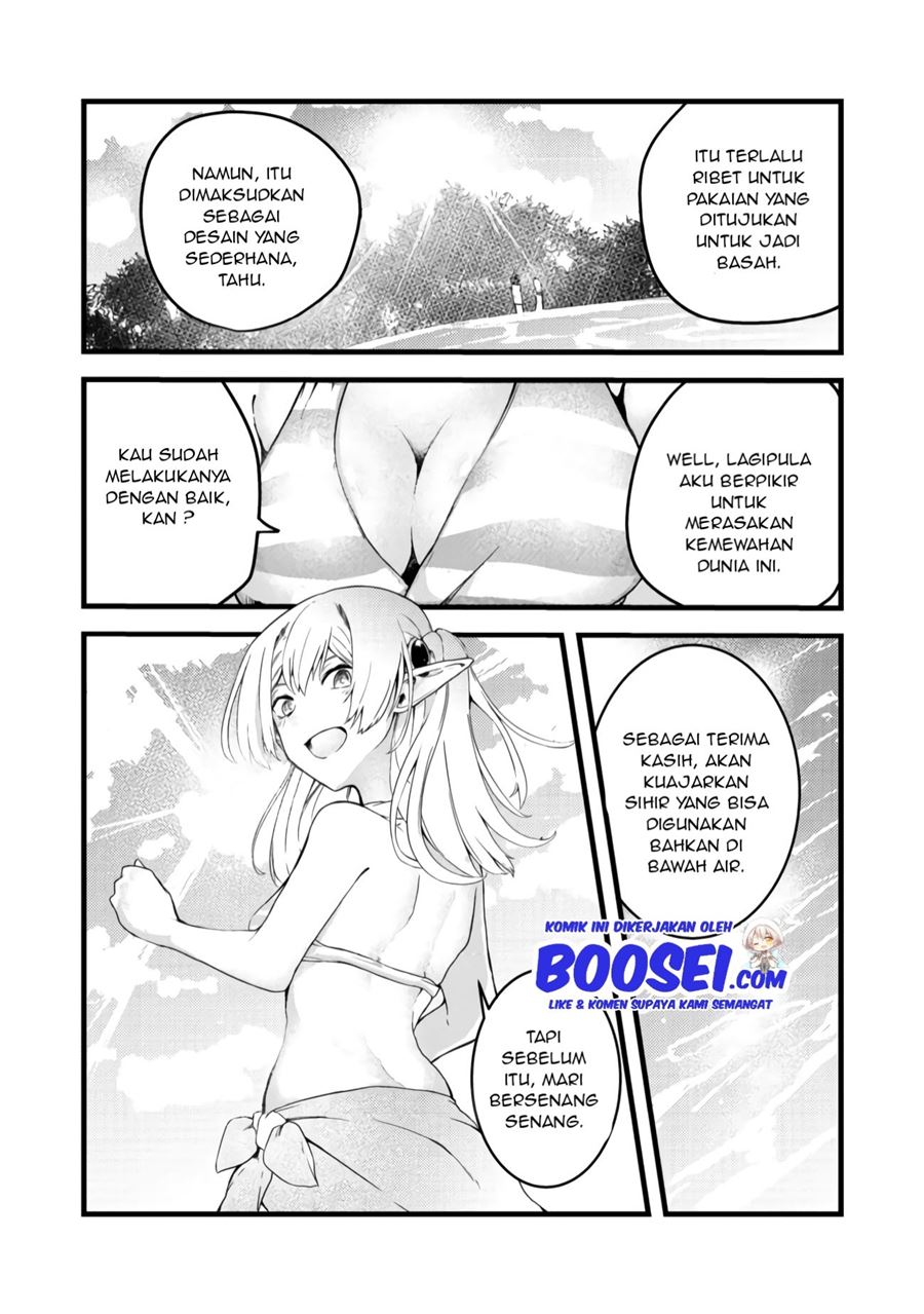 Mujintou De Elf to Kyoudou Seikatsu Chapter 05 Gambar 21