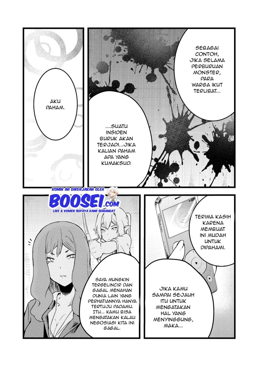 Mujintou De Elf to Kyoudou Seikatsu Chapter 05 Gambar 30