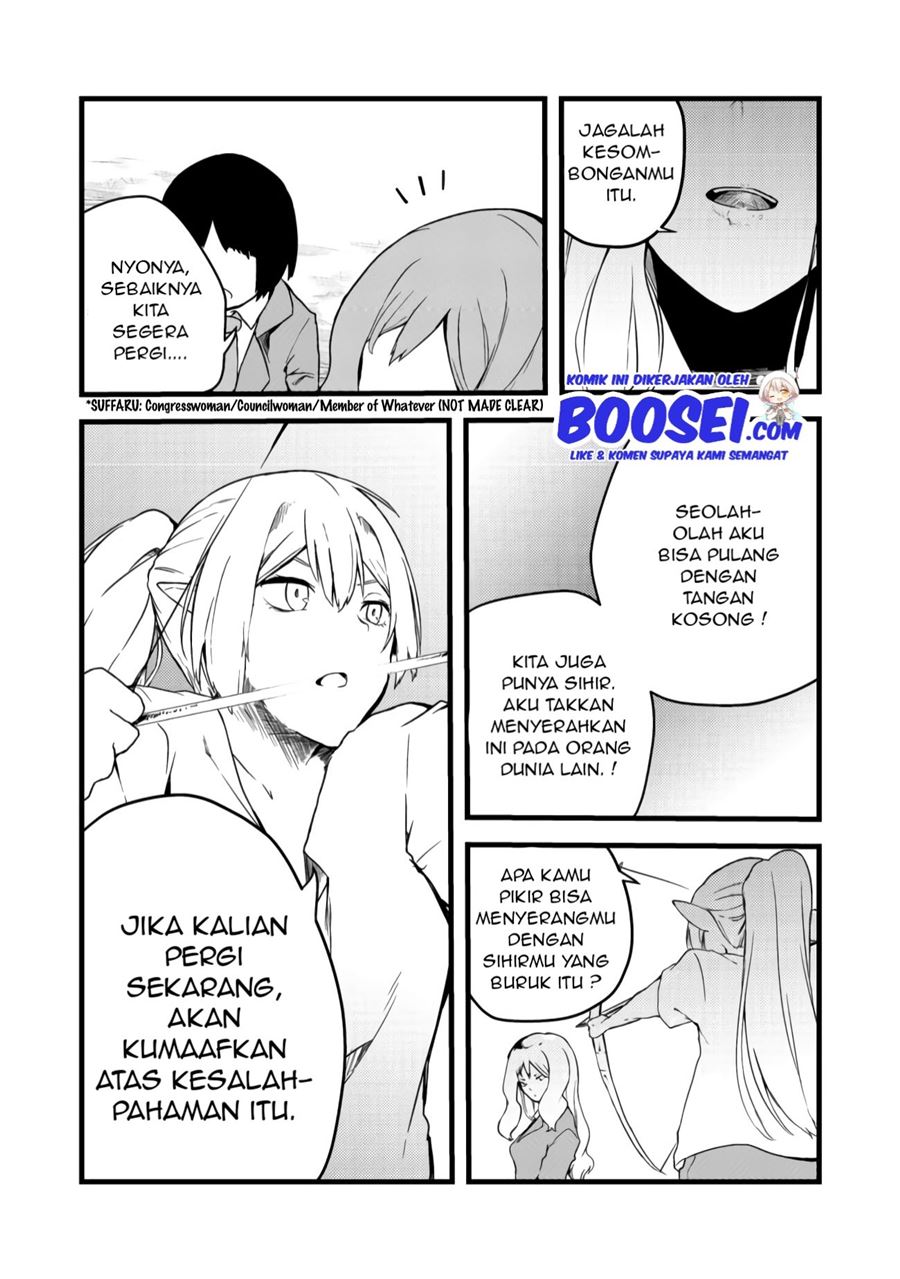 Mujintou De Elf to Kyoudou Seikatsu Chapter 05 Gambar 32