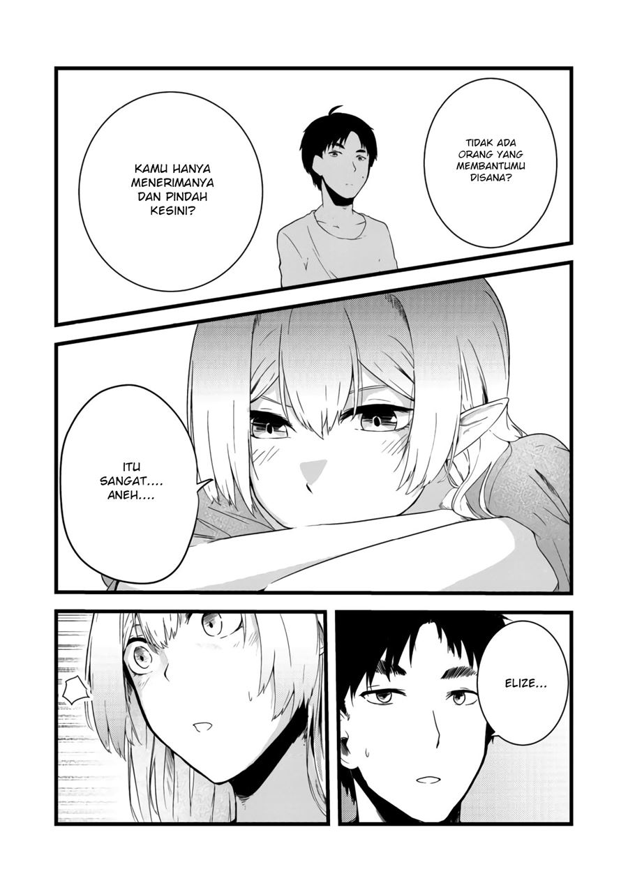 Mujintou De Elf to Kyoudou Seikatsu Chapter 04.2 Gambar 12