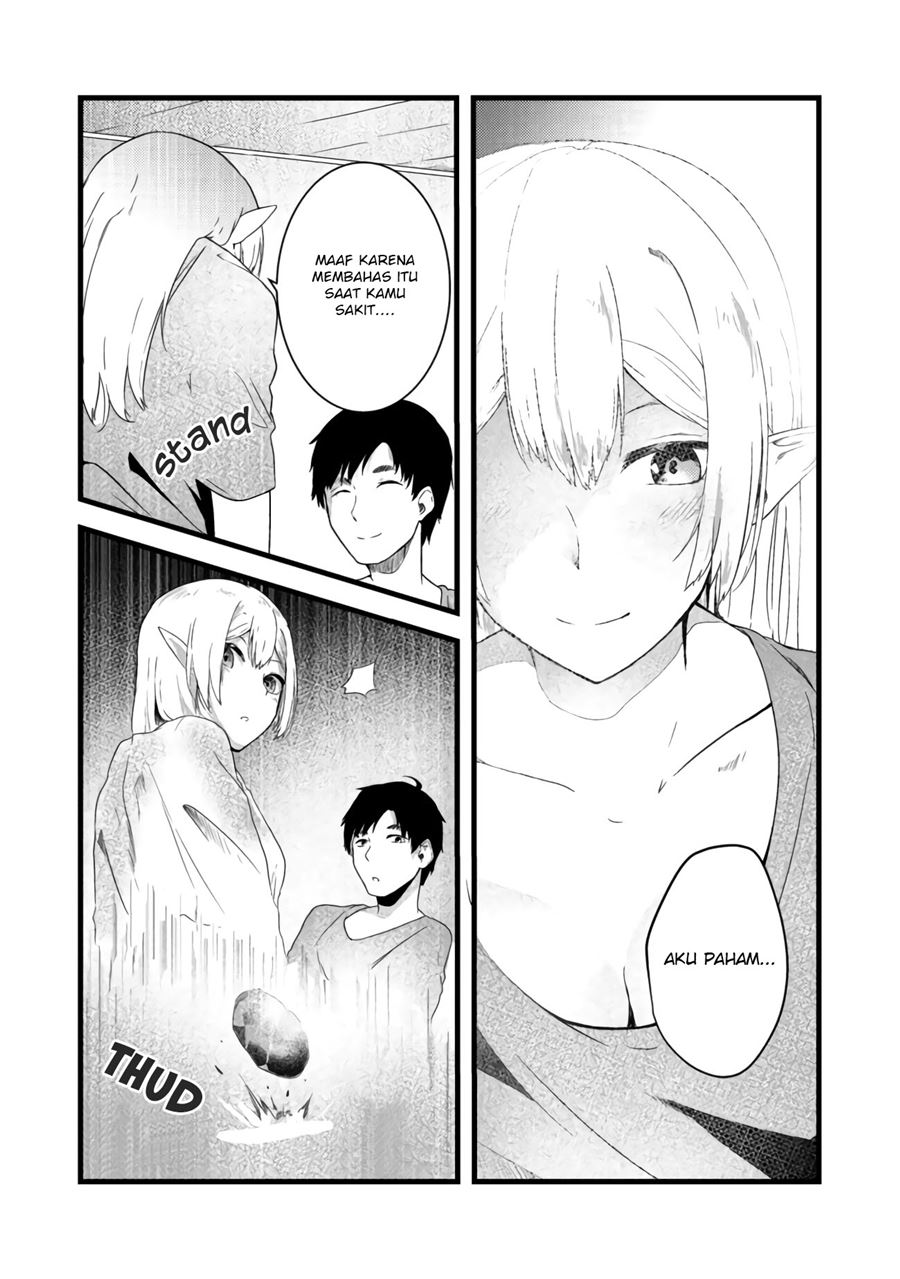 Mujintou De Elf to Kyoudou Seikatsu Chapter 04.2 Gambar 16