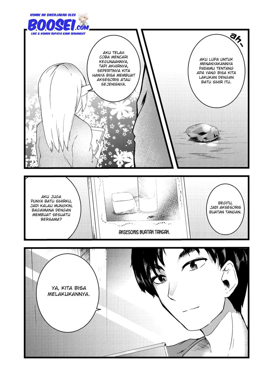 Mujintou De Elf to Kyoudou Seikatsu Chapter 04.2 Gambar 17