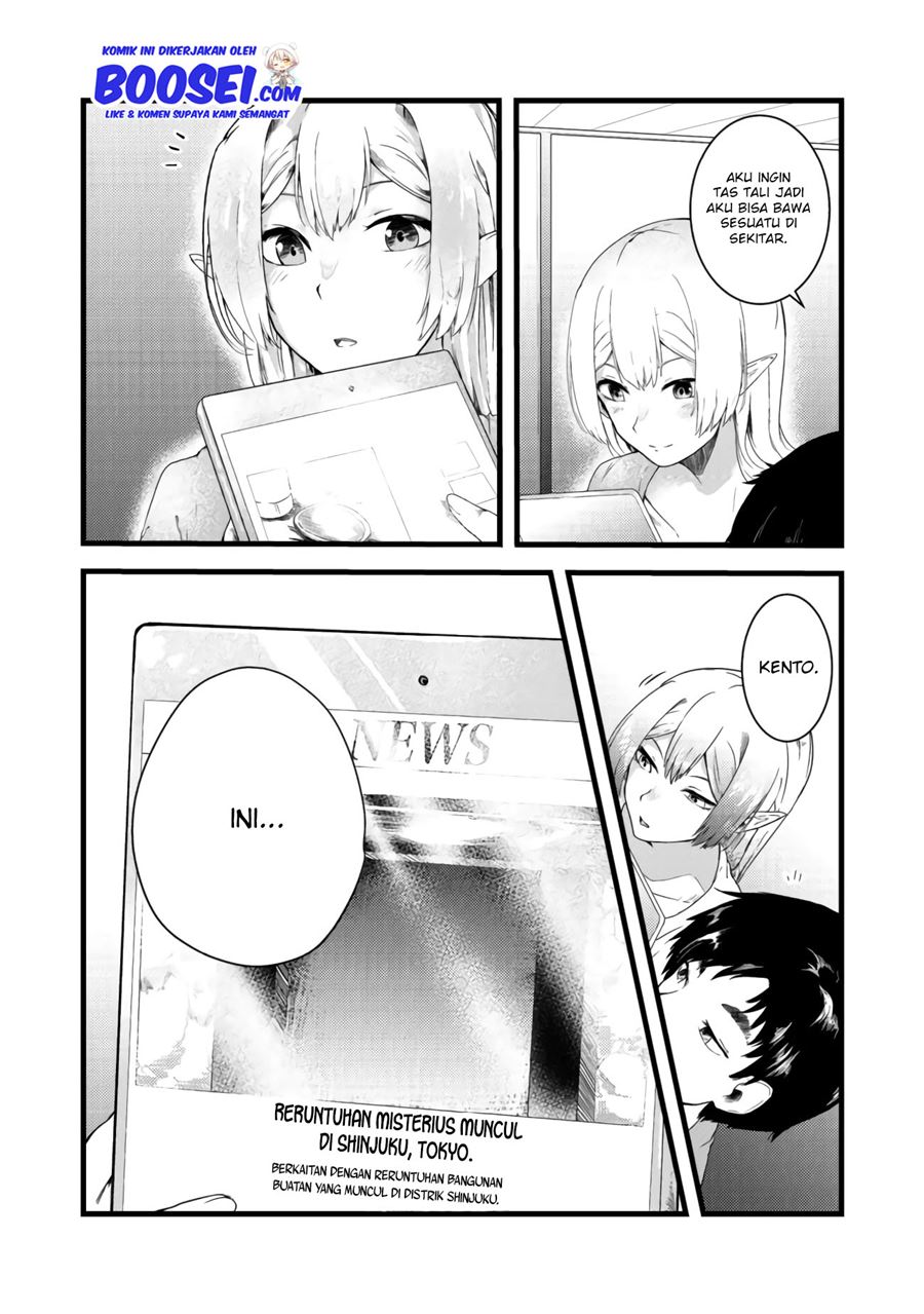 Mujintou De Elf to Kyoudou Seikatsu Chapter 04.2 Gambar 19