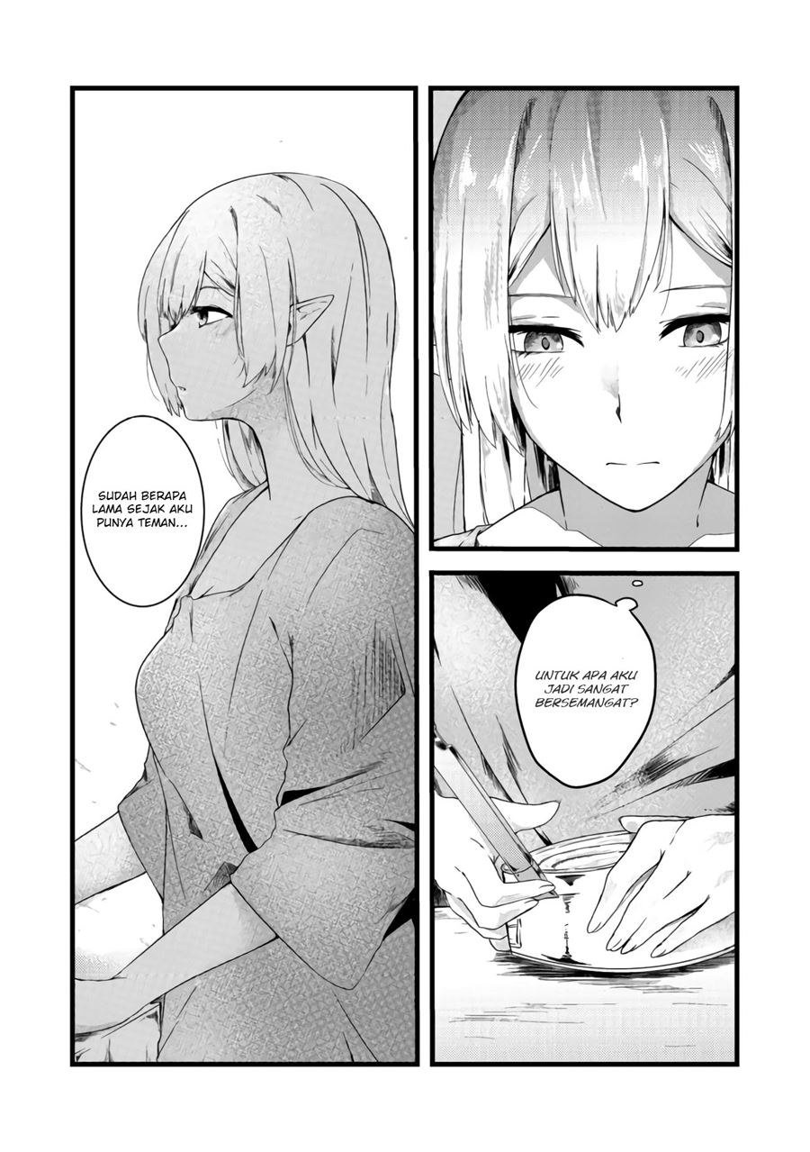 Mujintou De Elf to Kyoudou Seikatsu Chapter 04.2 Gambar 6