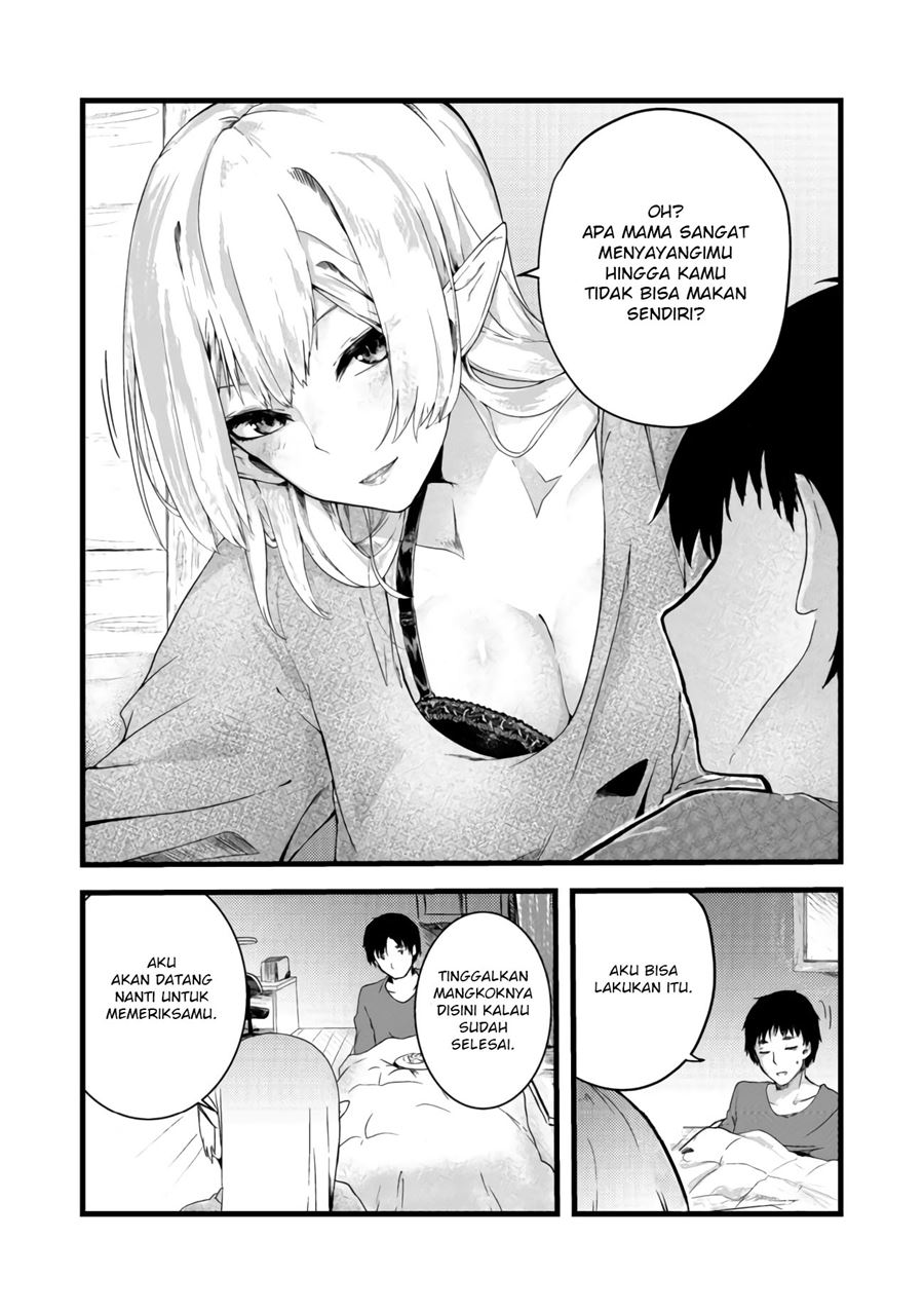 Mujintou De Elf to Kyoudou Seikatsu Chapter 04.2 Gambar 8