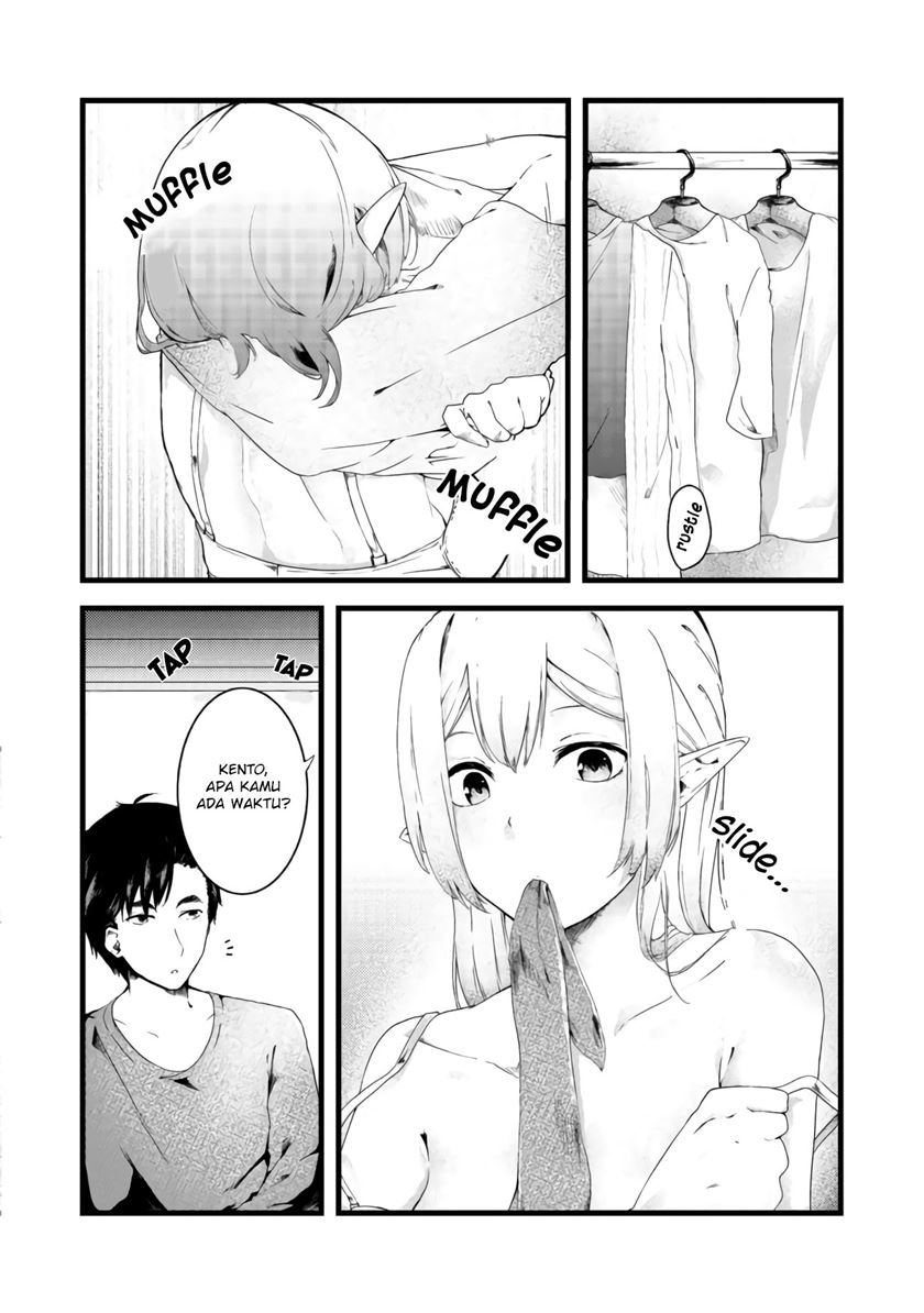 Mujintou De Elf to Kyoudou Seikatsu Chapter 04.1 Gambar 3