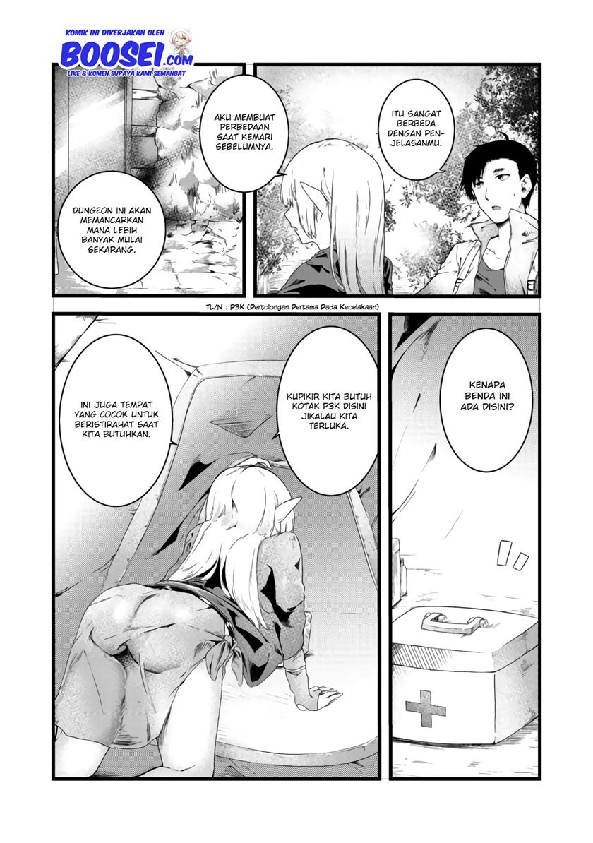 Mujintou De Elf to Kyoudou Seikatsu Chapter 04.1 Gambar 8
