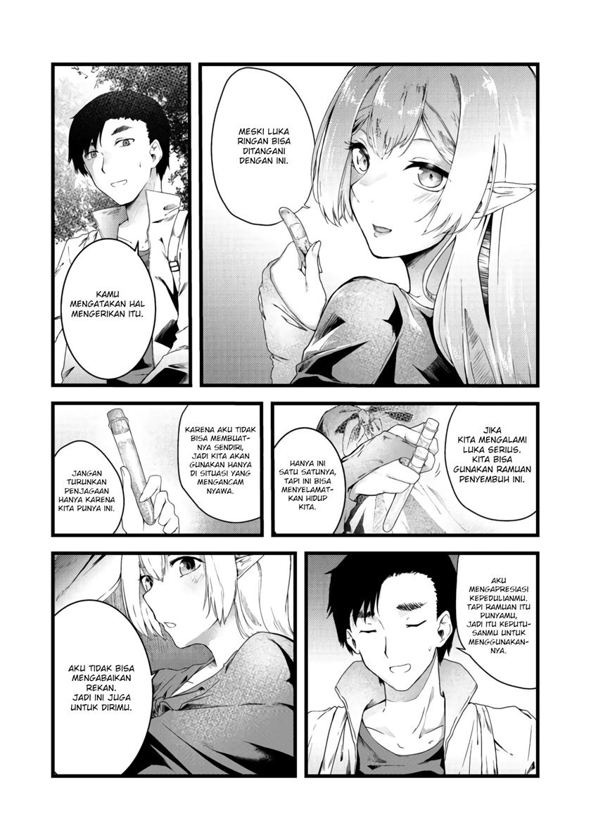 Mujintou De Elf to Kyoudou Seikatsu Chapter 04.1 Gambar 9