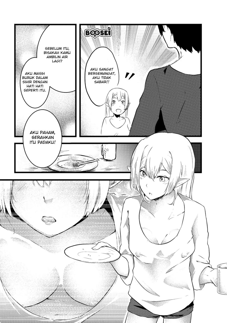 Mujintou De Elf to Kyoudou Seikatsu Chapter 03 Gambar 10