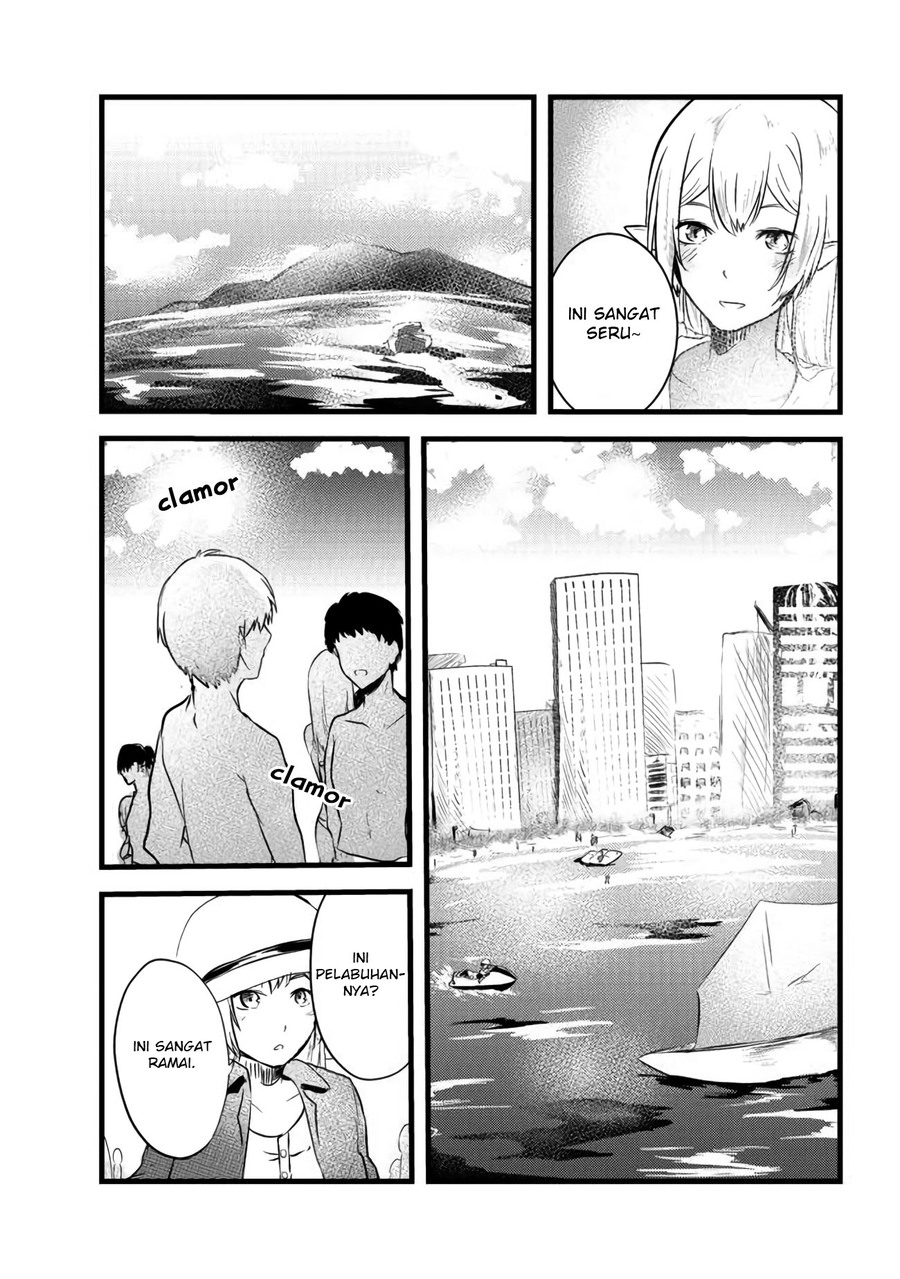 Mujintou De Elf to Kyoudou Seikatsu Chapter 03 Gambar 21