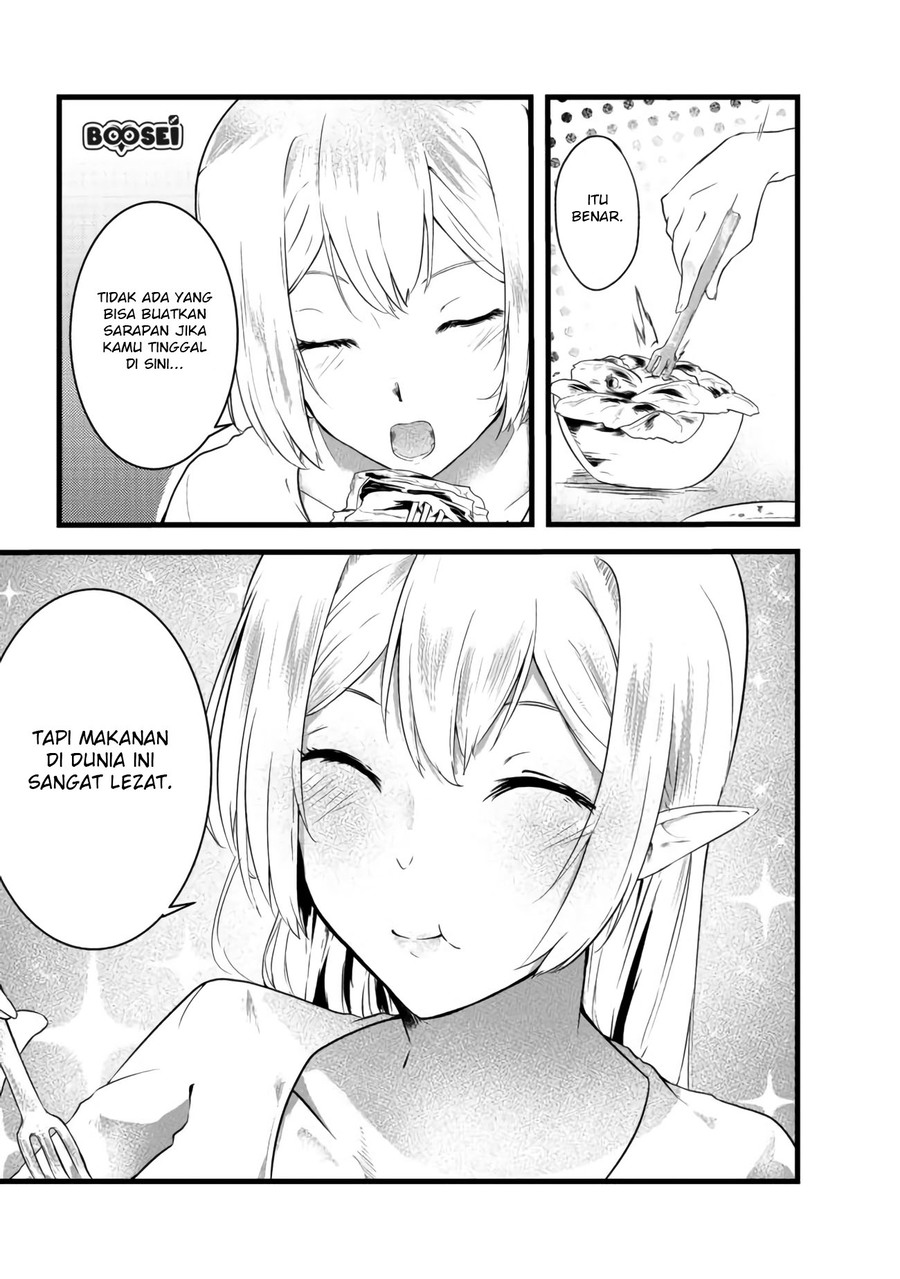 Mujintou De Elf to Kyoudou Seikatsu Chapter 03 Gambar 8