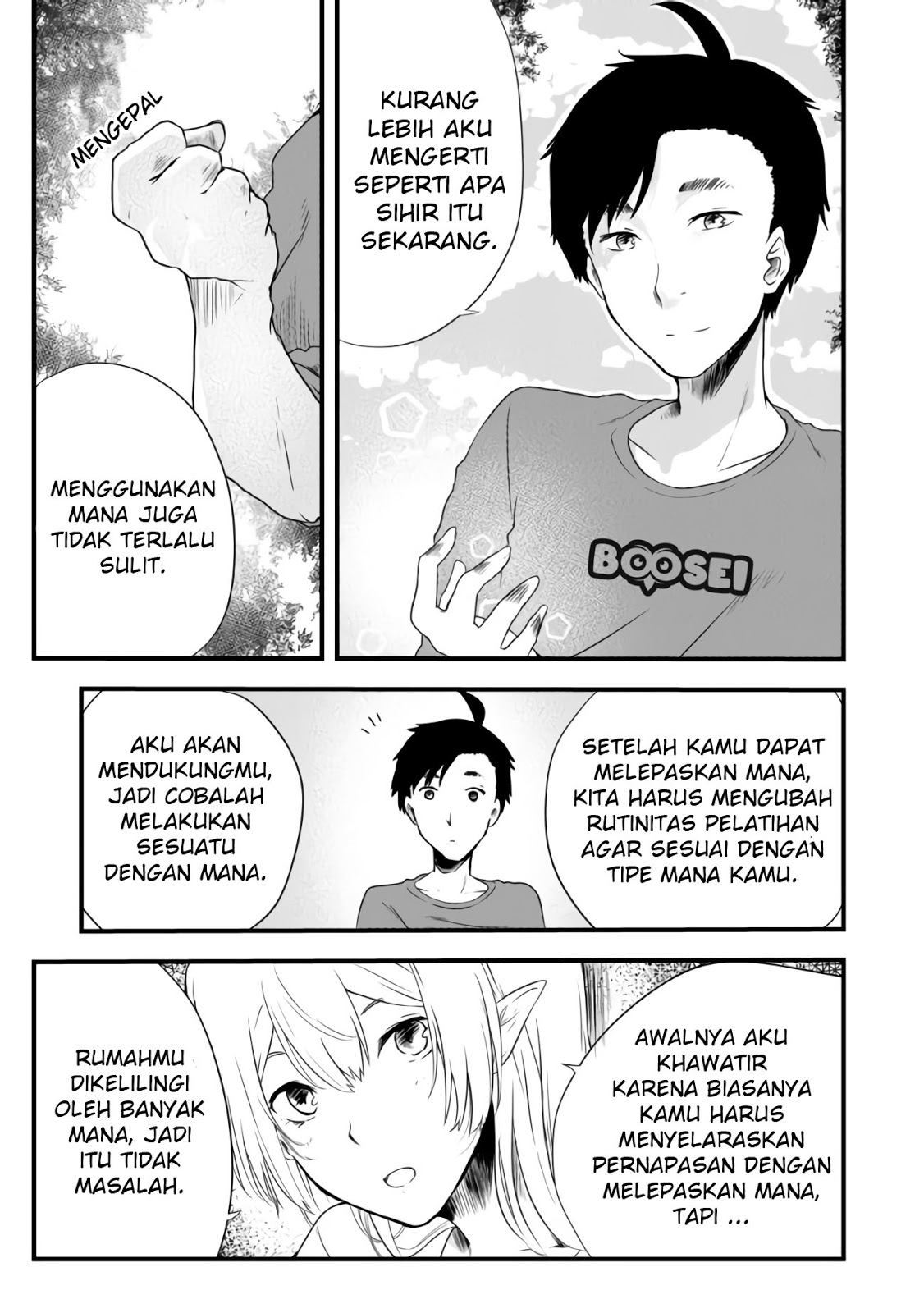 Mujintou De Elf to Kyoudou Seikatsu Chapter 02 Gambar 29