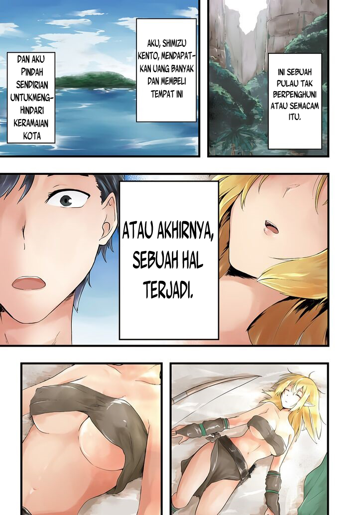 Baca Komik Mujintou De Elf to Kyoudou Seikatsu Chapter 01 Gambar 1