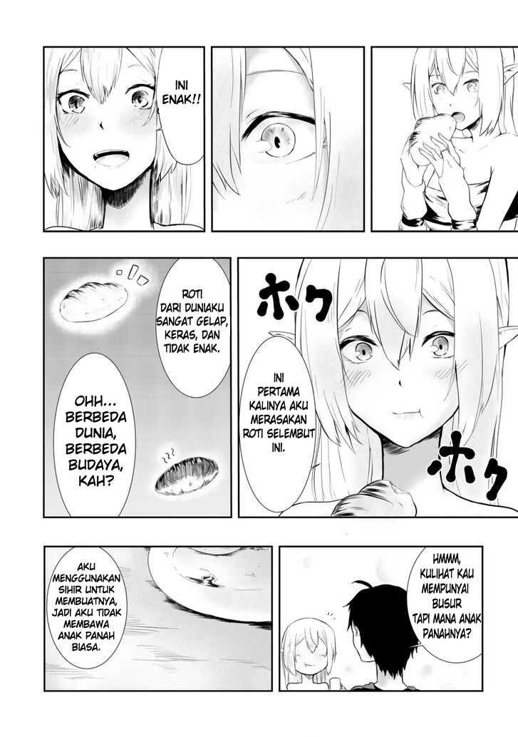 Mujintou De Elf to Kyoudou Seikatsu Chapter 01 Gambar 15