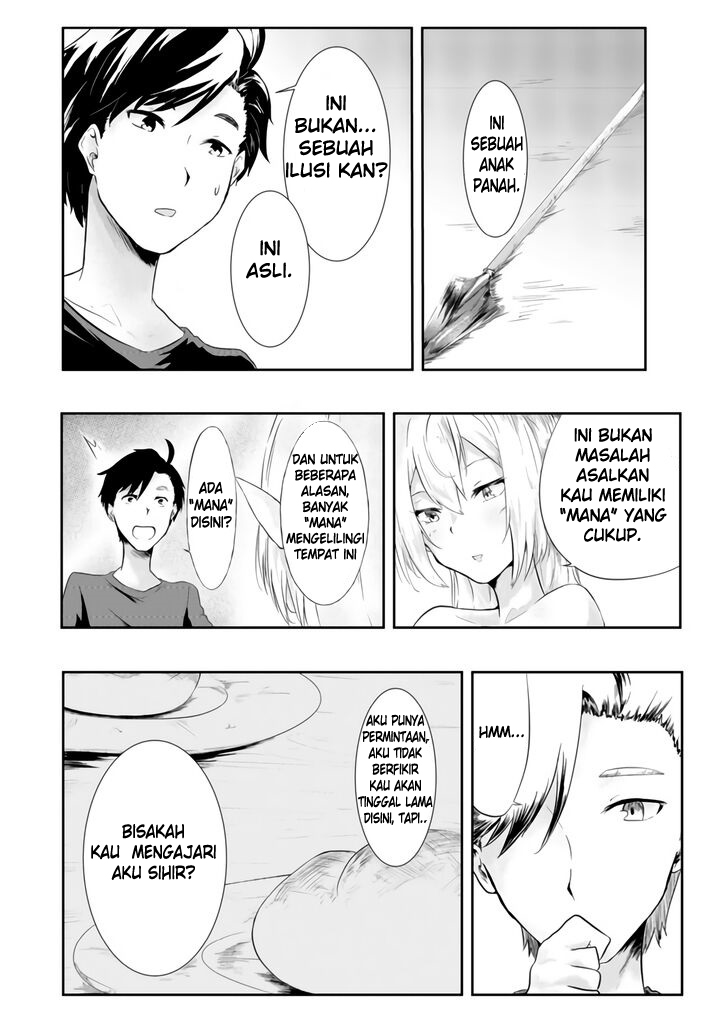 Mujintou De Elf to Kyoudou Seikatsu Chapter 01 Gambar 17