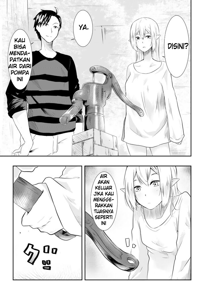 Mujintou De Elf to Kyoudou Seikatsu Chapter 01 Gambar 32