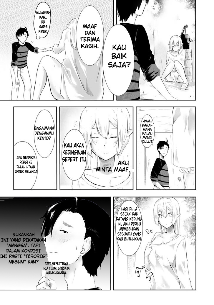 Mujintou De Elf to Kyoudou Seikatsu Chapter 01 Gambar 34