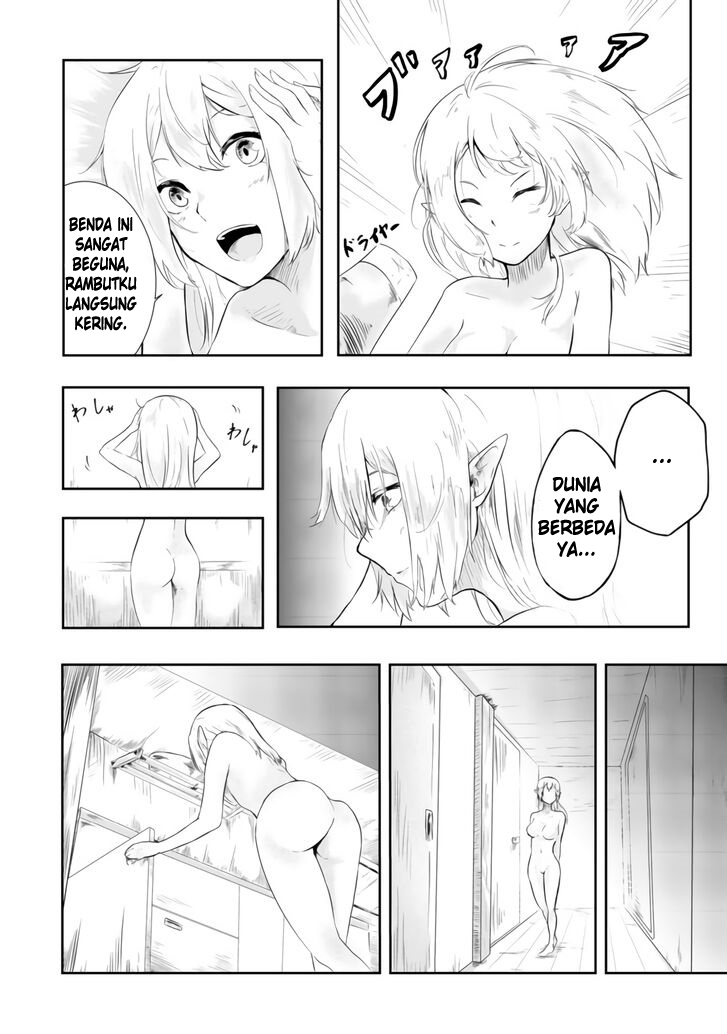 Mujintou De Elf to Kyoudou Seikatsu Chapter 01 Gambar 37