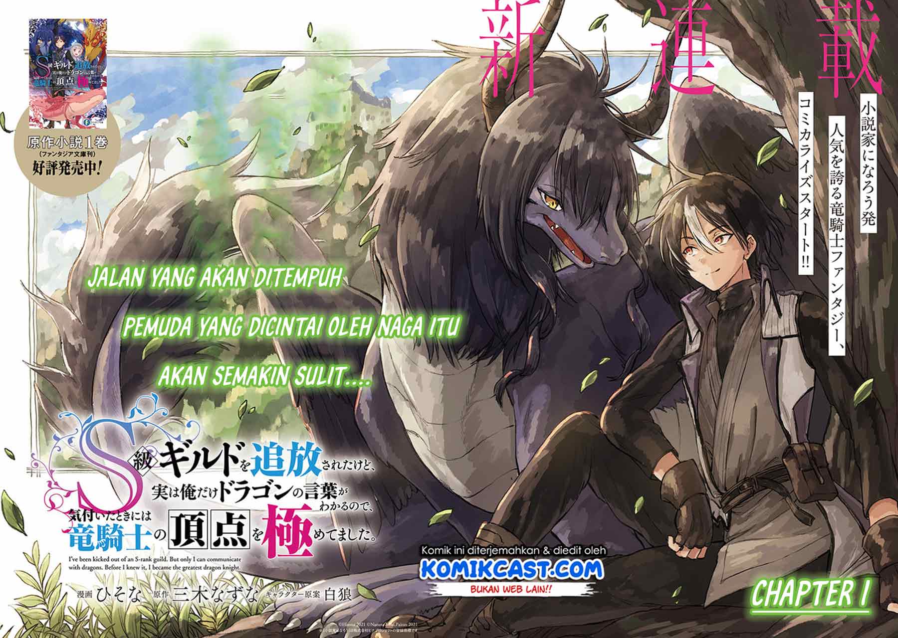 S-kyuu Guild wo Tsuihou saretakedo, Jitsu wa Ore dake Dragon no Kotoba ga Wakaru no de, Kidzuita Toki ni wa Ryuu Kishi no Chouten wo Kiwametemashita Chapter 01 Gambar 3