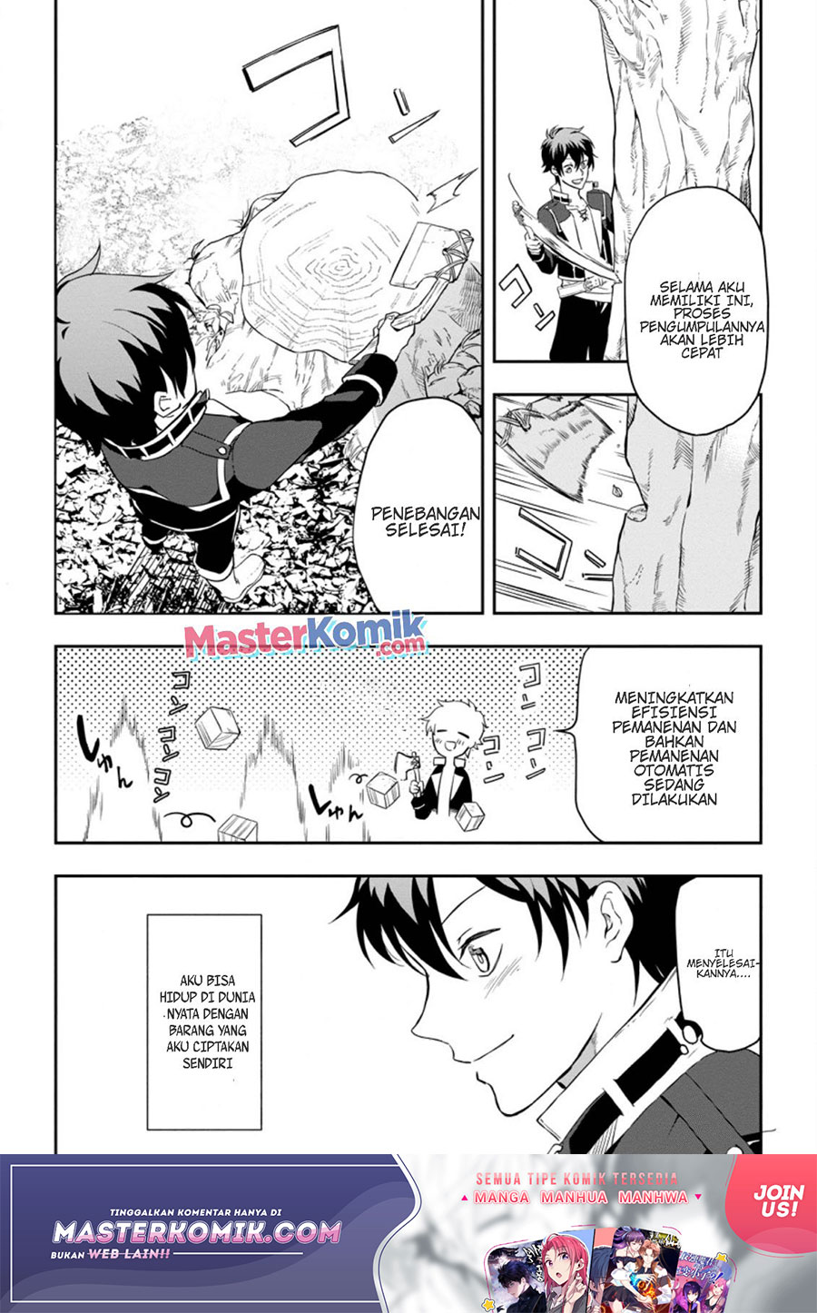 Isekai Craft Gurashi Jiyu Kimamana Seisan Shoku No Honobono Slow Life Chapter 01.2 Gambar 10
