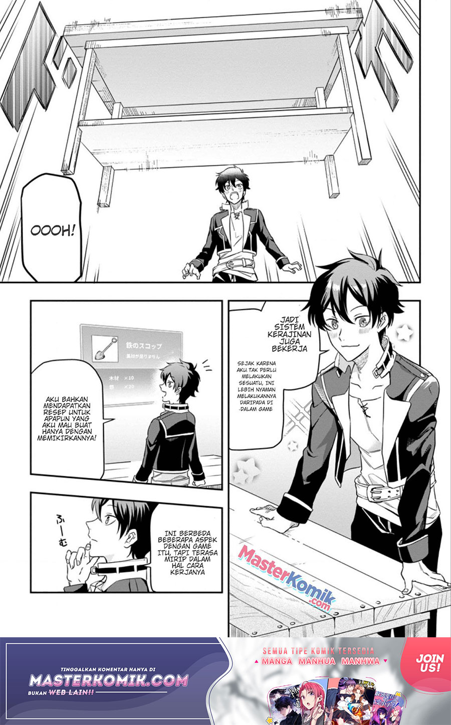 Isekai Craft Gurashi Jiyu Kimamana Seisan Shoku No Honobono Slow Life Chapter 01.2 Gambar 8