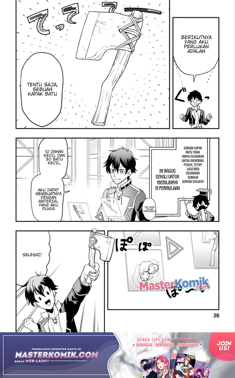 Isekai Craft Gurashi Jiyu Kimamana Seisan Shoku No Honobono Slow Life Chapter 01.2 Gambar 9