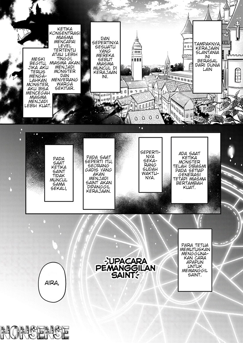 Seijo no Maryoku wa Bannou desu ~Mou Hitori no Seijo~ Chapter 01.1 Gambar 9