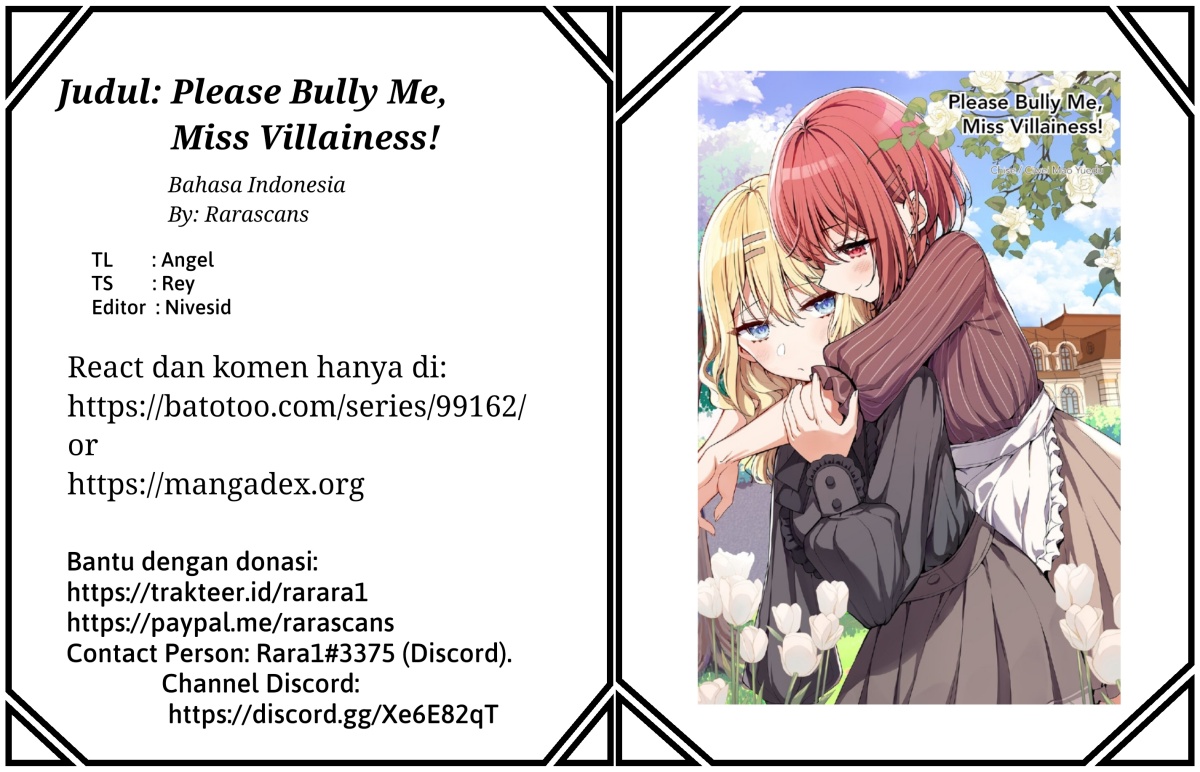 Baca Komik Please Bully Me, Miss Villainess! Chapter 05 Gambar 1