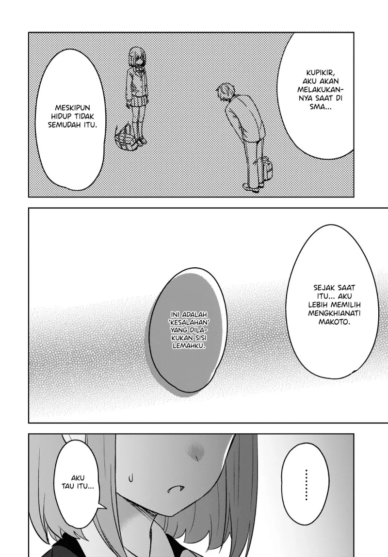 Nyanta to Pomeko “Imasara Shinjite Iru to Iwarete mo Mou Teokureda” Chapter 07 Gambar 13