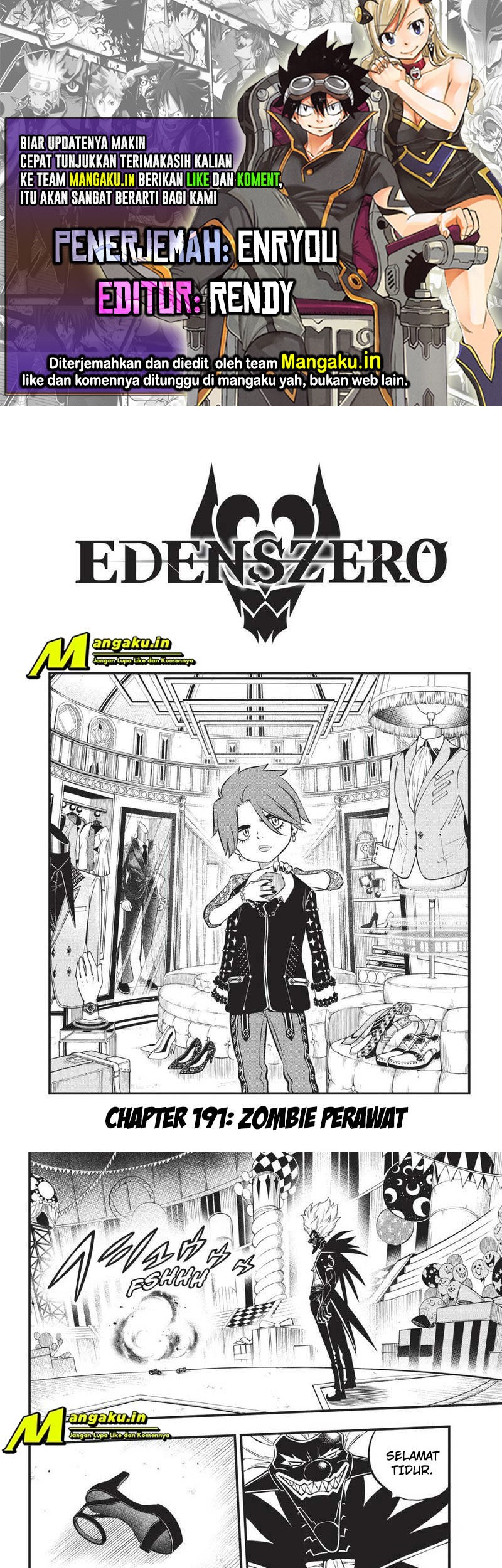 Baca Komik Eden's Zero Chapter 191 Gambar 1