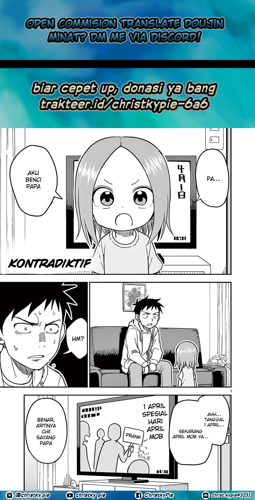 Karakai Jouzu no (Moto) Takagi-san Chapter 130 Gambar 5