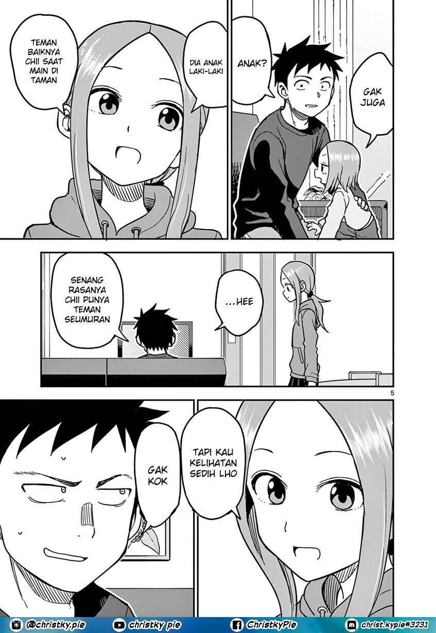 Karakai Jouzu no (Moto) Takagi-san Chapter 128 Gambar 5