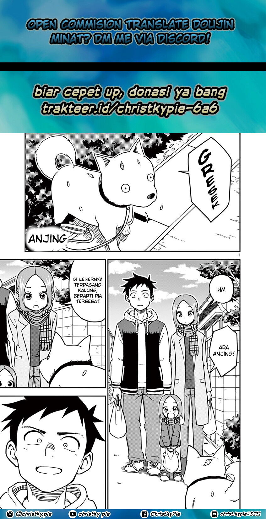 Baca Komik Karakai Jouzu no (Moto) Takagi-san Chapter 123 Gambar 1