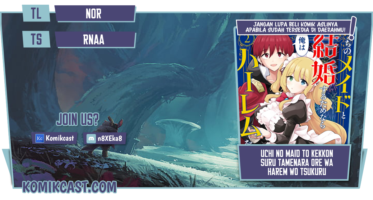 Baca Komik Uchi no Maid to Kekkon suru Tamenara ore wa Harem wo Tsukuru Chapter 12 Gambar 1
