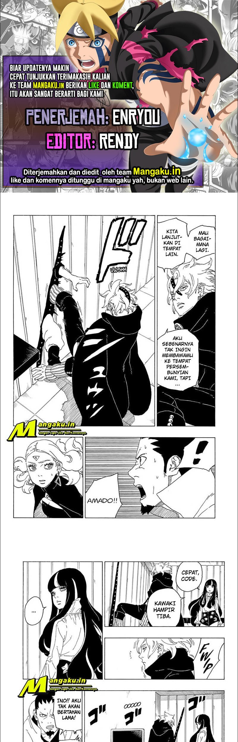 Baca Komik Boruto Chapter 70.2 Gambar 1