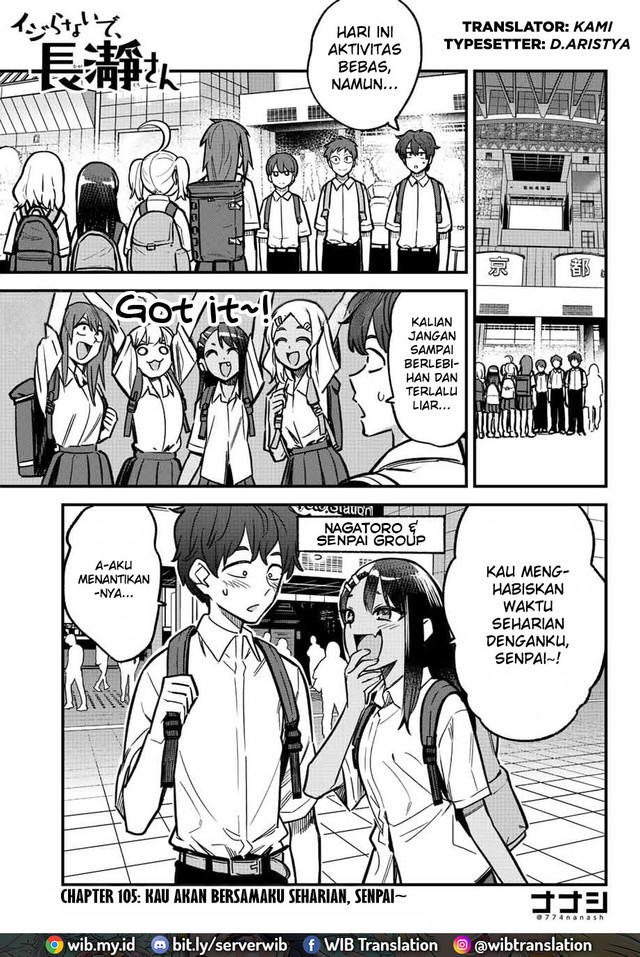 Baca Ijiranaide, Nagatoro-san Chapter 105 Gambar 2